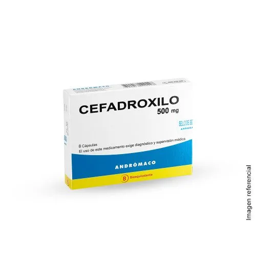 CEFADROXILO 500 MG 8 CAP