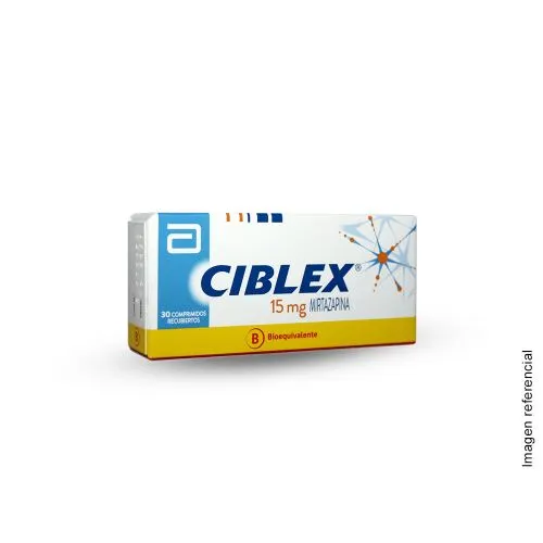 CIBLEX 15 MG 30 COMPRIMIDOS
