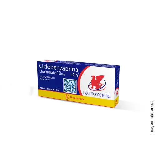 CICLOBENZAPRINA 10 MG 20 COMPRIMIDOS