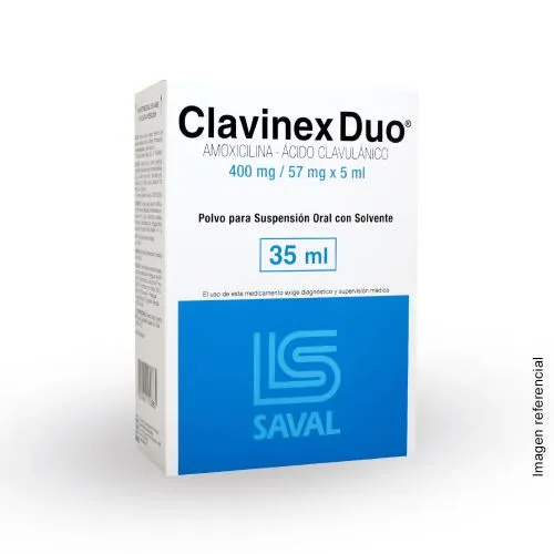 CLAVINEX DUO 400 57 MG 35 ML