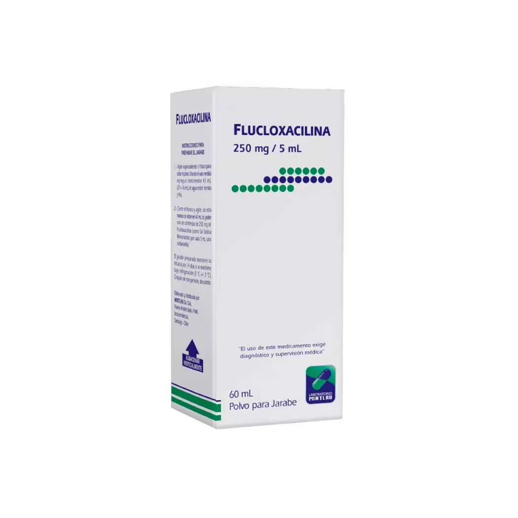 FLUCLOXACILINA 250 MG 5ML 60 ML JBE