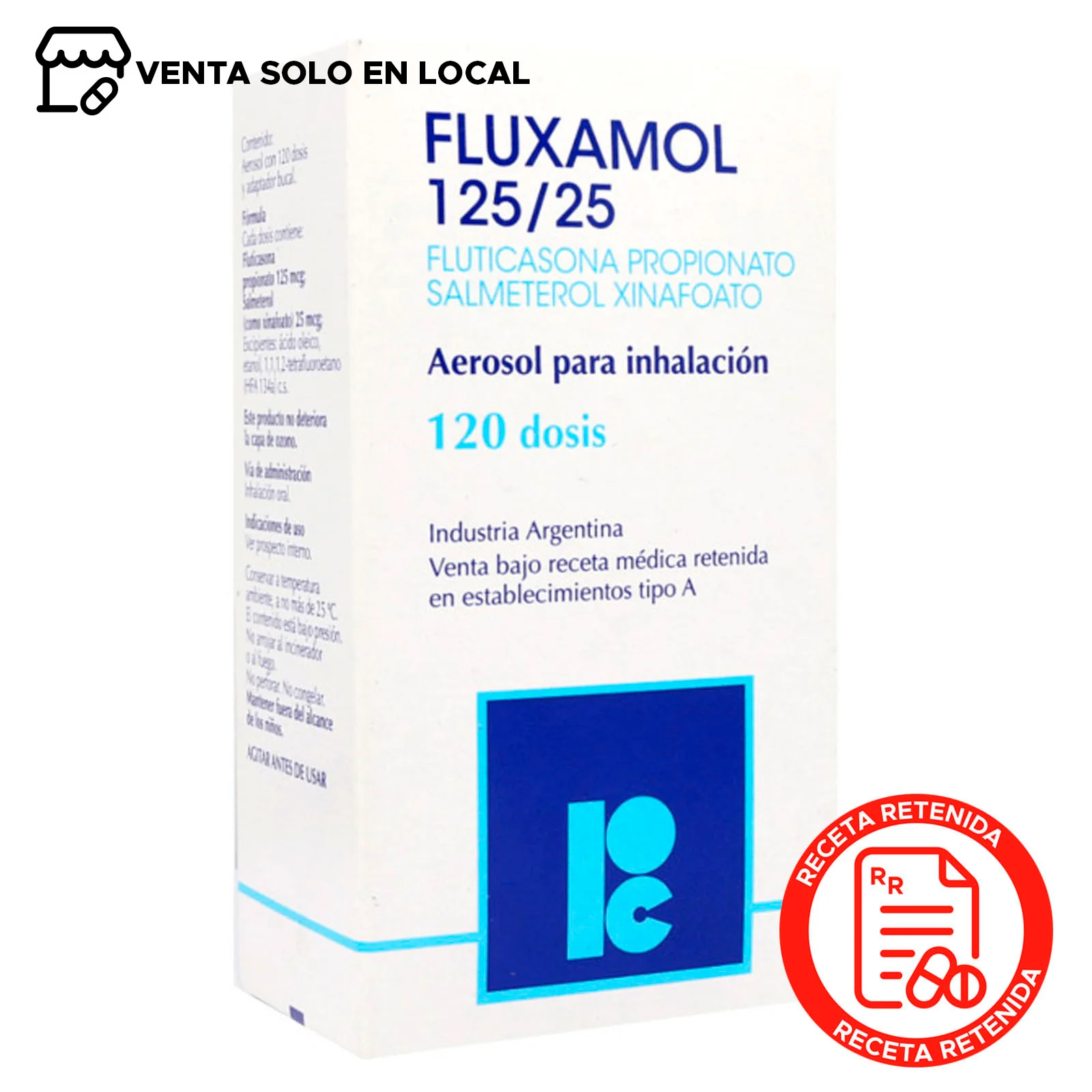 FLUXAMOL 125 25 INHALADOR