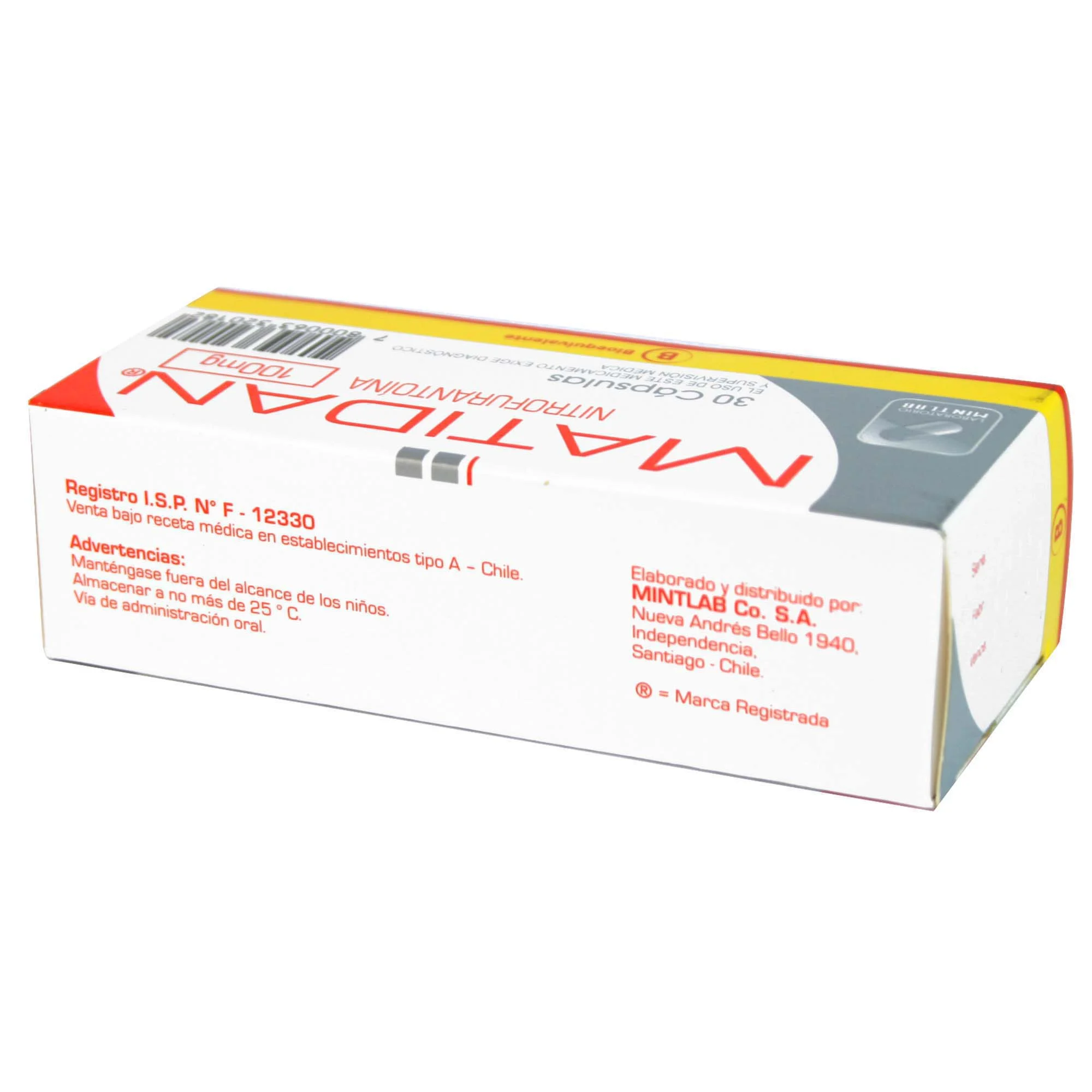 MATIDAN 100 MG 30 CAP