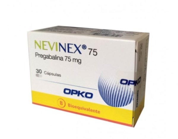 NEVINEX 75 MG 30 CAPSULAS