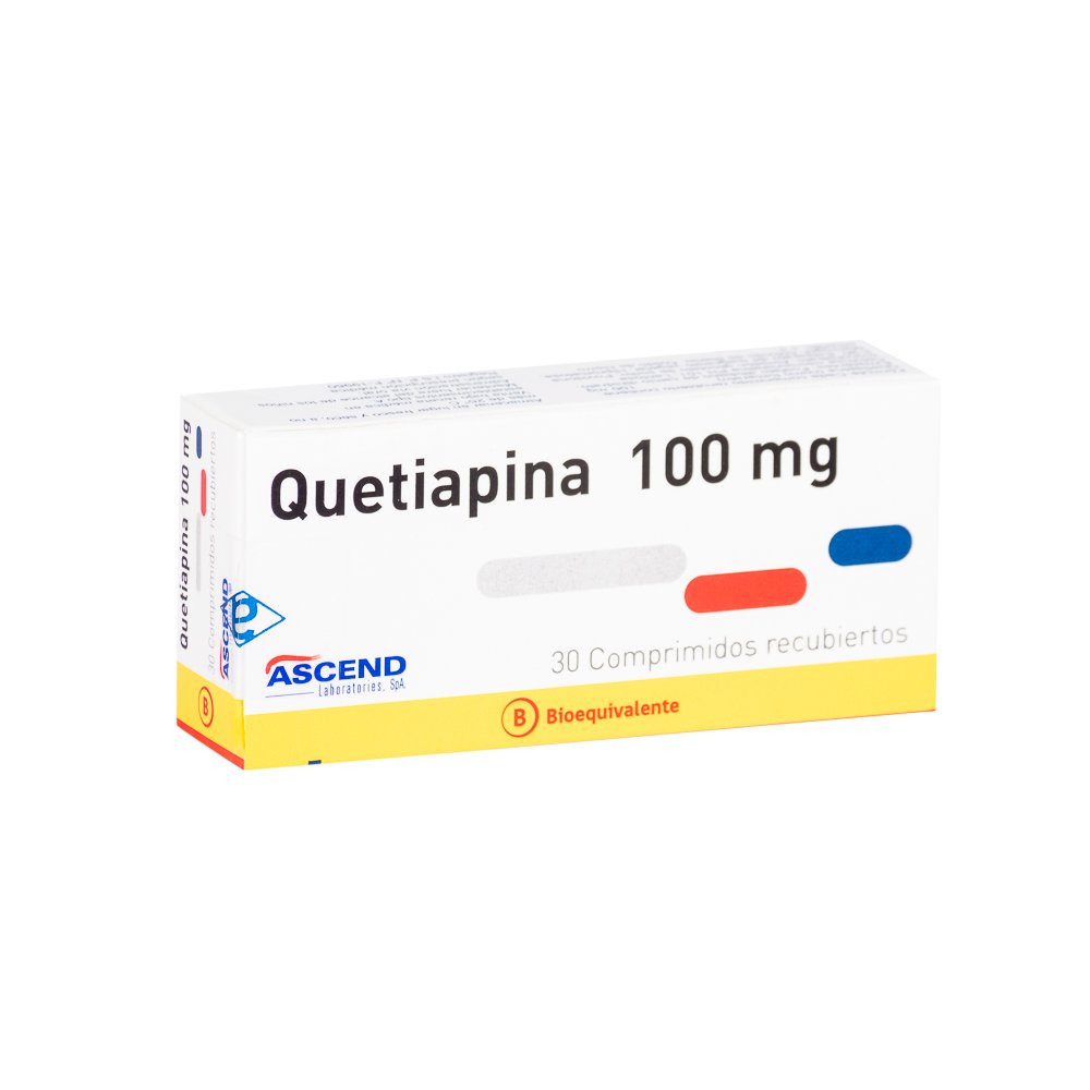 QUETIAPINA 100 MG 30 COMPRIMIDOS